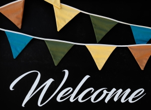 Welcome-Banner